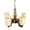 Devansh Solid Wood Electric Wall Light in Maroon Colour with Maroon Shade Count of 1 Light