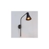 Swing Black Metal Wall Light