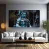 The Castle Decor Adiyogi Wall Art Set of 5 Digital Painting 27x48 Inch