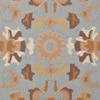 Presto Blue Traditional Hand Tufted Wool Carpet 5X7 Feet