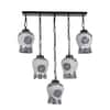 Devansh Solid Wood Electric Wall Light in Brown Colour with Multi Shade Count of 1 Light