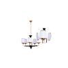Hartland 5 Light Metal and Wood Fusion Chandelier