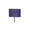 Felicia Blue Cotton Shade Floor Lamp