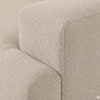 Comforthaven Wood Right Aligned 3-Seater With Upholstery Non Storage Sofa In Grey Colour
