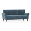 Oxford 3 Seater Fabric Sofa In Ocean Weave Colour