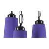 Landyn Blue Fabric Cluster Hanging Light