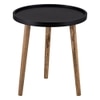 Metalsmith Solid Wood Side Table in Natural Finish
