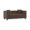 Windsor Essential 2 Seater Fabric Sofa in Daschund Brown Colour