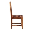 Delmonico 4 Seater Dining Set In Warm Walnut Finish