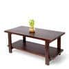 Aroda Sheesham Wood Coffee Table In Walnut Finish