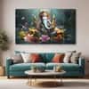 The Castle Decor Ganesha Ji Wall Art Set of 5 Digital Painting 27x48 Inch