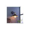 Nora Black Metal Wall Light