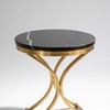 Urban Metal Side Table in Gold Colour