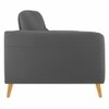 Rockson Fabric Sofa (Dark Grey)