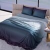 Stoa Paris Satin Bedsheets for Super King Size Bed with 2 Pillow Covers heets for Blue Teal