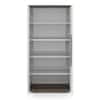 Baltoro Engineered Wood Tall Shoe Rack in White Finish