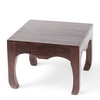 Lyon Sheesham Wood Coffee Table In Walnut Finish