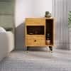 Hexa Red Engineered Wood Dressing Table in Giant Wood Colour