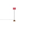 Earvin Pink Cotton Shade Floor Lamp