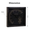 Gemini Zodiac Wooden Wall Clock