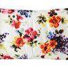 Zuno Multicolor Floral Print Seating Stool