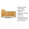 Hexa Red Engineered Wood Shoe Rack in Giant Wood Colour