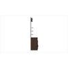 Darci Engineered Wood Dressing Table Mirror with Shelves, Bangle Holder & Hooks (Wenge)