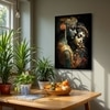 The Castle Decor Radha Krishna Wall Painting Framed Artwork 20x30 Inch