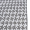 Jaipur Rugs Soft Houndstooth Wool Polyester Dhurrie Rug White 6x9 ft in Charcoal Slate