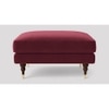 Charlbury Ottoman Color in Maroon