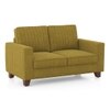 Apollo Neo 2 Seater Fabric Sofa in Olive Green Colour (Back Height : Regular, Cushion Type : Hard)
