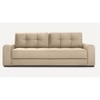 Calliro 3 Seater Pull Out Sofa cum Bed  in Cream Colour