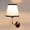 Devansh Metal Electric Wall Light in Gold Colour with Multi Shade Count of 1 Light
