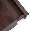 Ohio Solid Wood Bedside Table in Mahogany Finish
