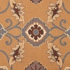 Presto Gold Traditional Hand Tufted Wool Carpet 5X7 Feet