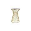 Lachlan Metal Side Table in  Gold Finish