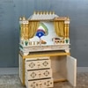 D'Dass Dark Polish Mdf and Sheesham  Wall Hanging Wooden Temple For Pooja