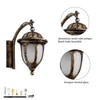 Garrett Gold And Black Outdoor Wall Light