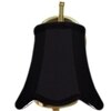 Devansh Gold Wall Mounted Lamp With Black Cotton Shade