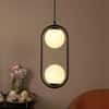 Eliante Serence Black Iron Hanging Light With E27 Holder In Black Colour