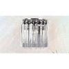 Silver Orchid Taylor Silver Single-light Crystal Wall Light