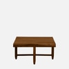 Sheesham Wood Coffee Table Set In Scratch Resistant Provincial Teak Finish With Cushioned Stools