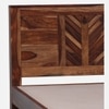 Rimz Solid Wood Single  Size Bed Without Storage (Rustic Finish)