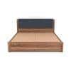 Nahiri Sheesham Wood Queen Size Bed In Teak Finish With Box Storage