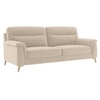 Niwara Velvet 3 Seater  sofa in Beige color