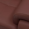 Trissino 3 Seater Leather Sofa in Wine Colour
