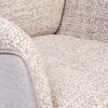 Cotton Fabric Dining Chair in Beige Colour