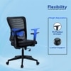 Ignis Mid Back Mesh Office Chair in Black Colour