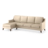 Abbey Sectional Sofa (Colour : Pearl, Cushion : Soft, Seater : Left Aligned 3 Seater + Left Aligned Chaise)