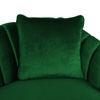 Mid Century Fabric Sofa (Green)